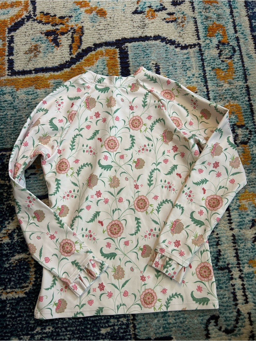 Minnow X Sister Parish Girls Botanical Floral Rashguard - Picture 4 of 4